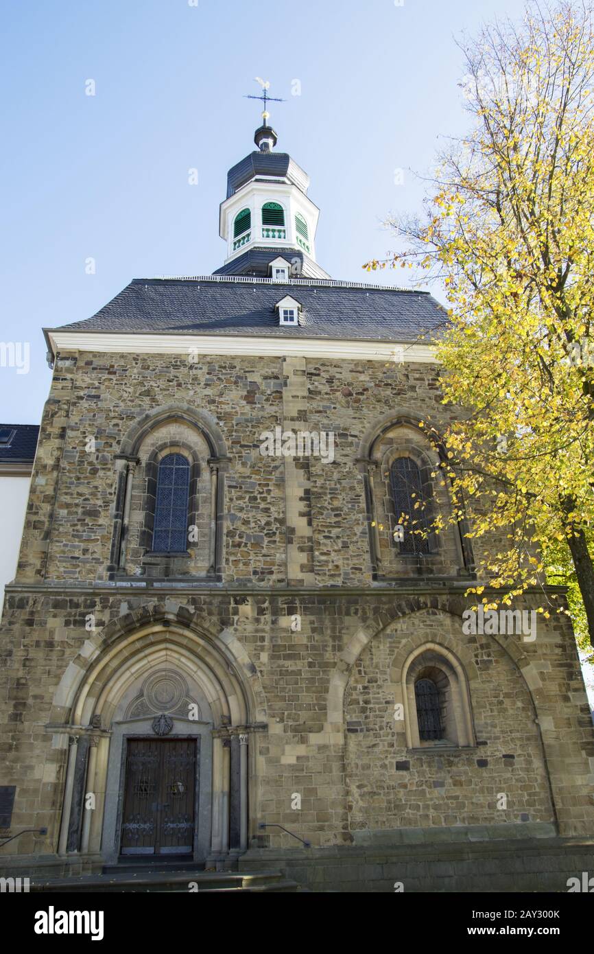 Chiesa parrocchiale di S. Mariae Himmelfahrt a Solingen-G. Foto Stock