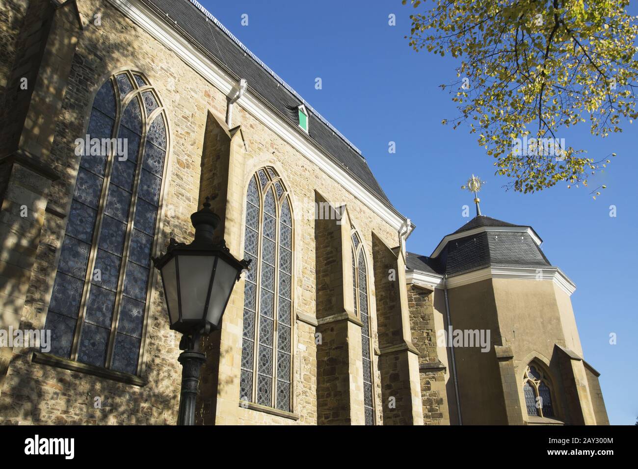 Chiesa parrocchiale di S. Mariae Himmelfahrt a Solingen-G. Foto Stock