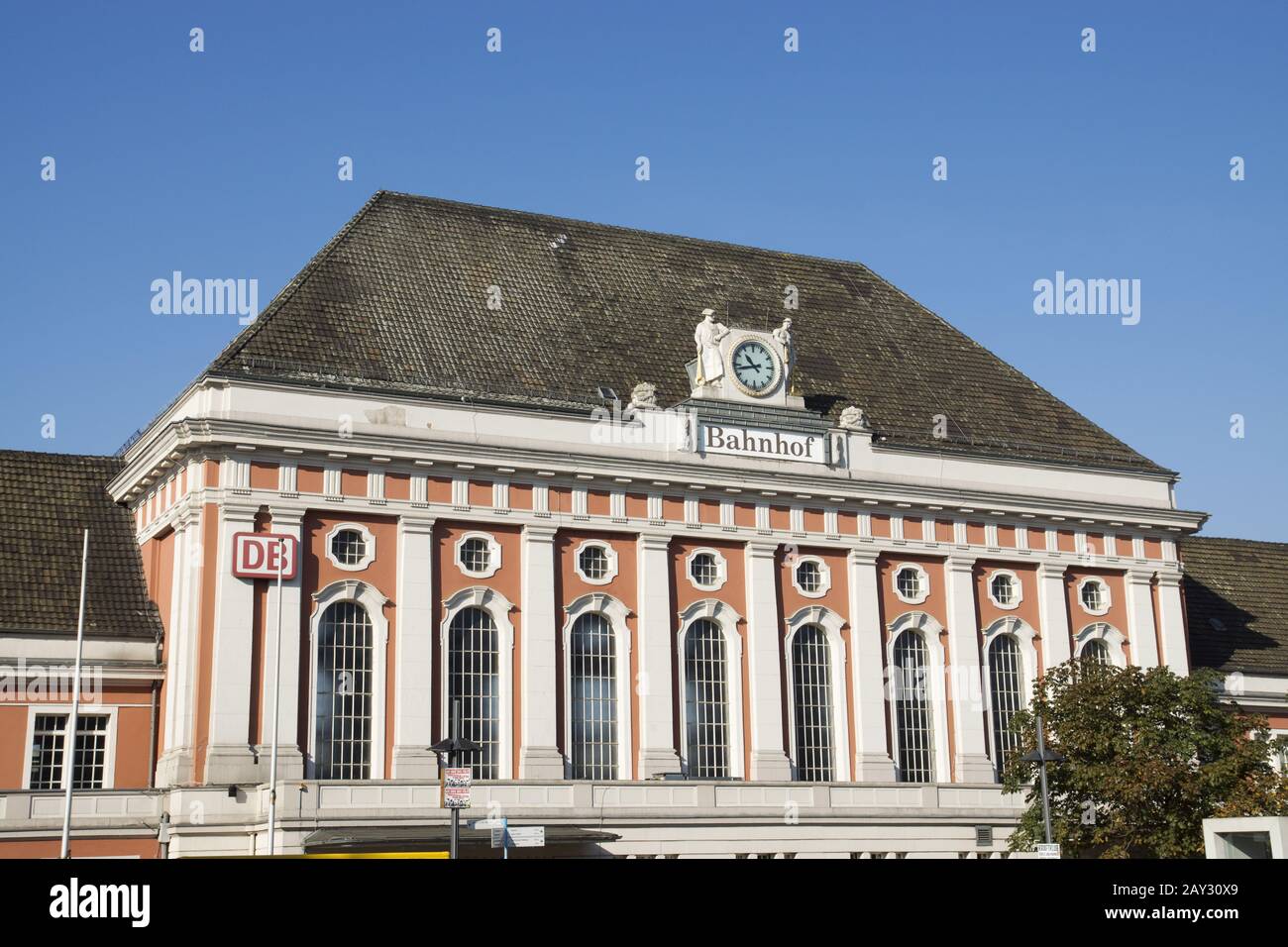 Stazione ferroviaria centrale di Hamm, Germania Foto Stock
