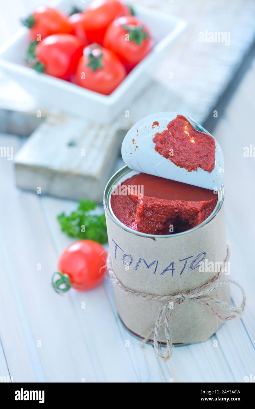 Salsa di pomodoro Foto Stock