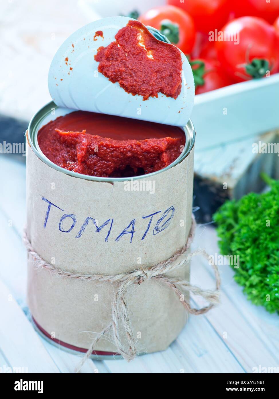 Salsa di pomodoro Foto Stock