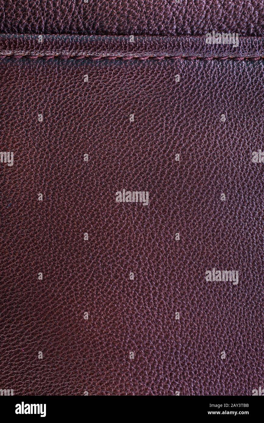 Pelle marrone con texture Foto Stock