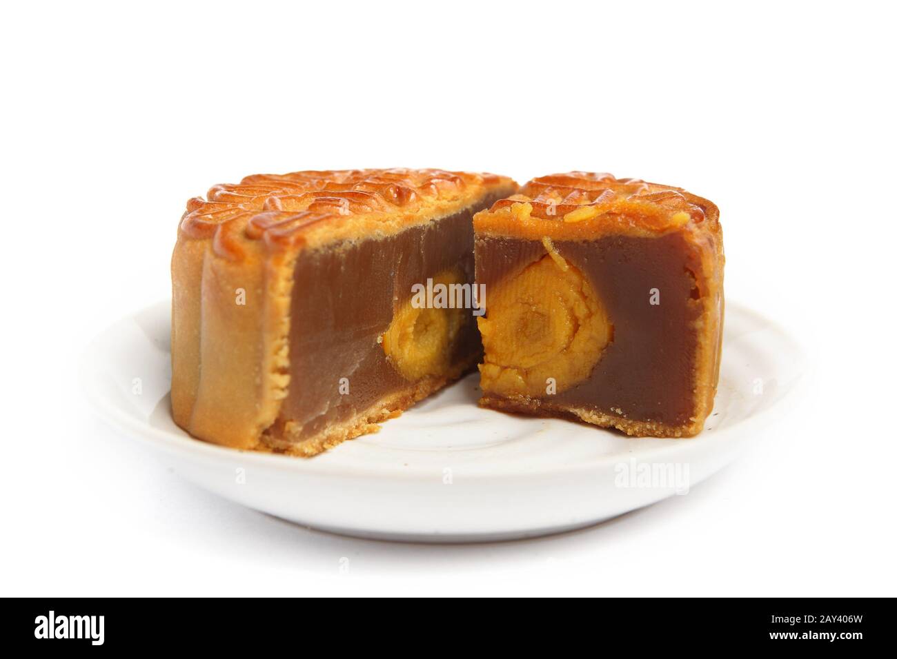 Torta della luna per il cinese metà festa d autunno Foto Stock