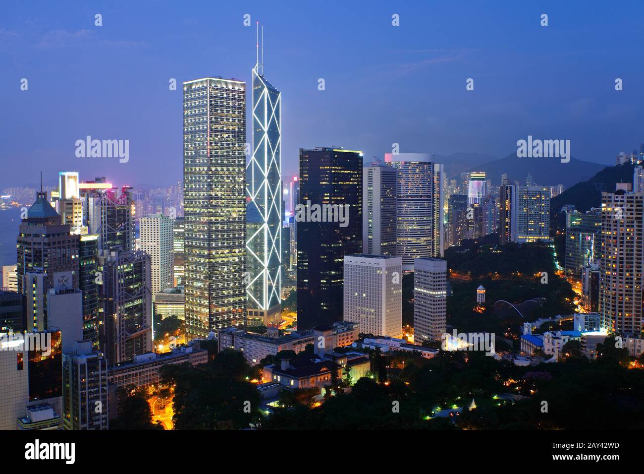 Città di Hong Kong Foto Stock