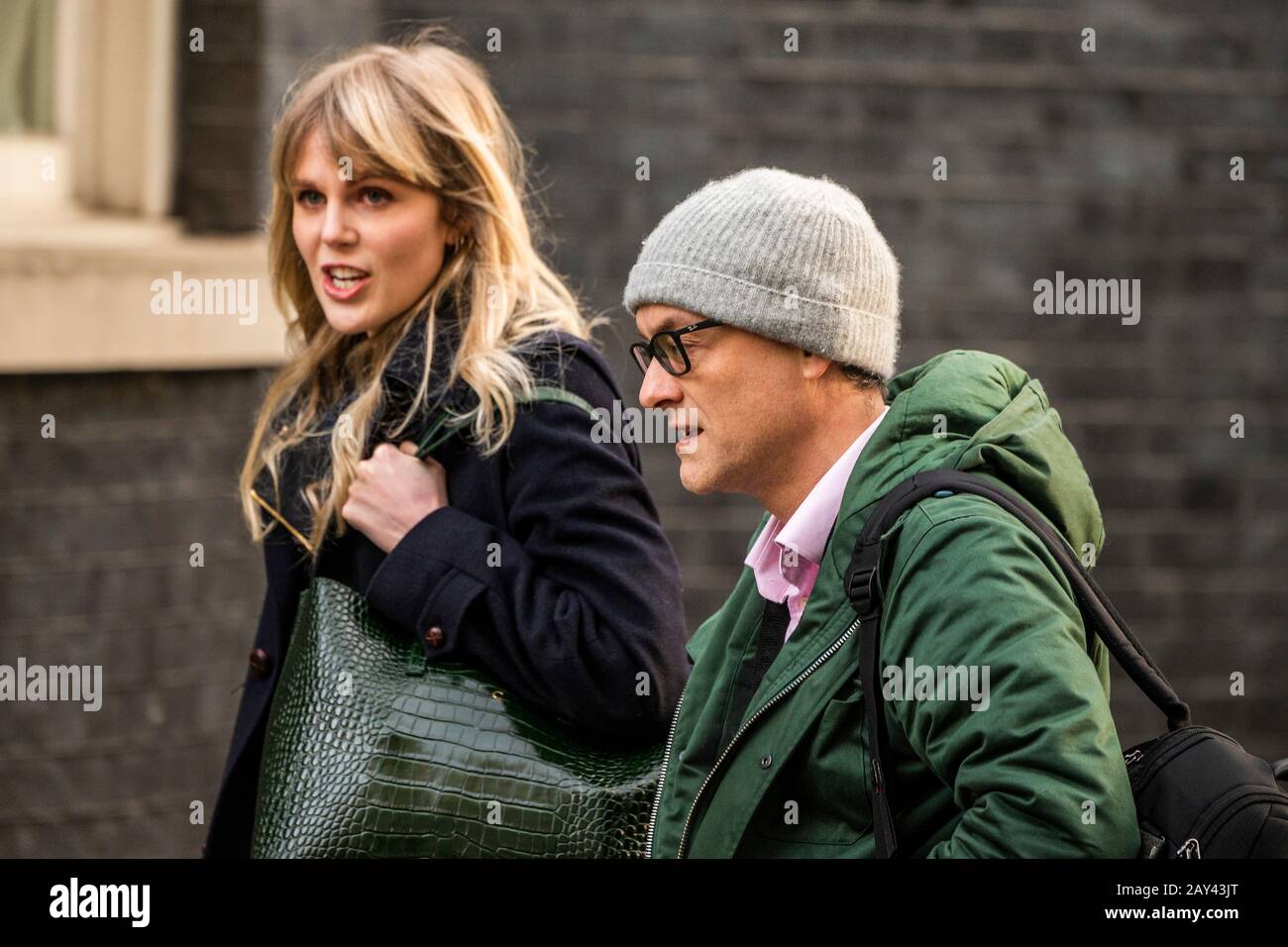 Londra, Regno Unito. 14th Feb, 2020. Dominic Cummings - i ministri arrivano per la prima riunione del Gabinetto dopo il rimpasto di Boris Johnson, Downing Street. Credito: Guy Bell/Alamy Live News Foto Stock