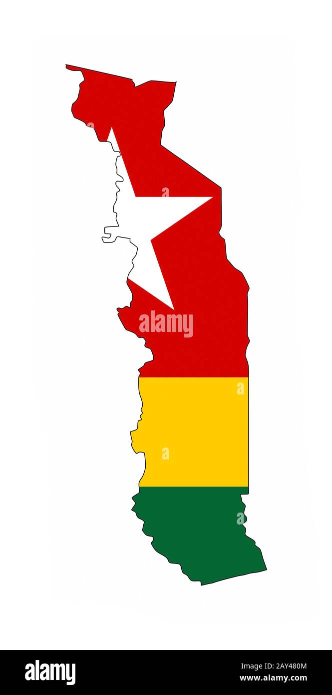 Mappa del togo immagini e fotografie stock ad alta risoluzione Alamy