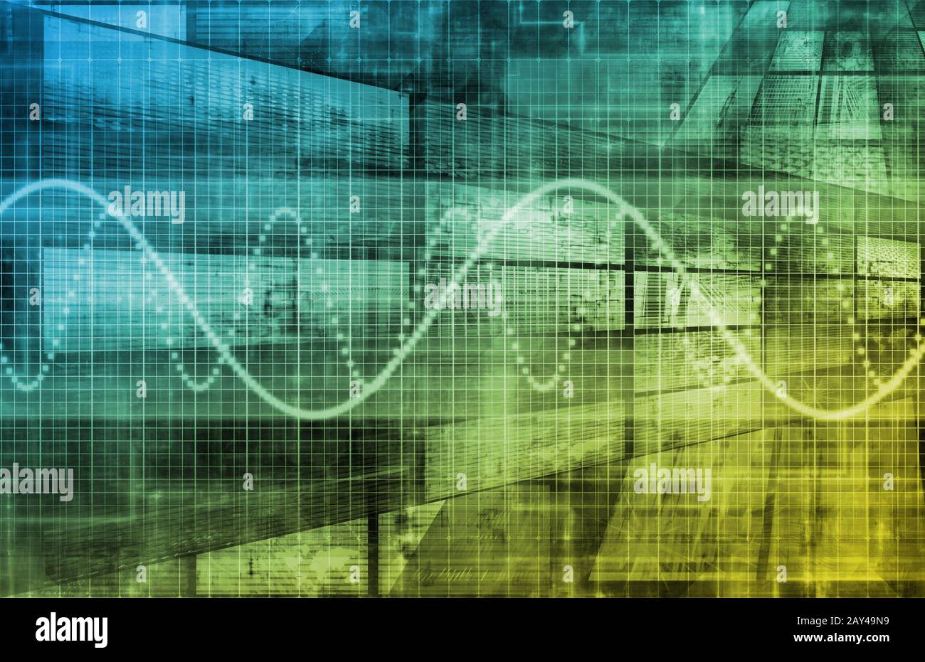 Global Business sfondo astratto Foto Stock