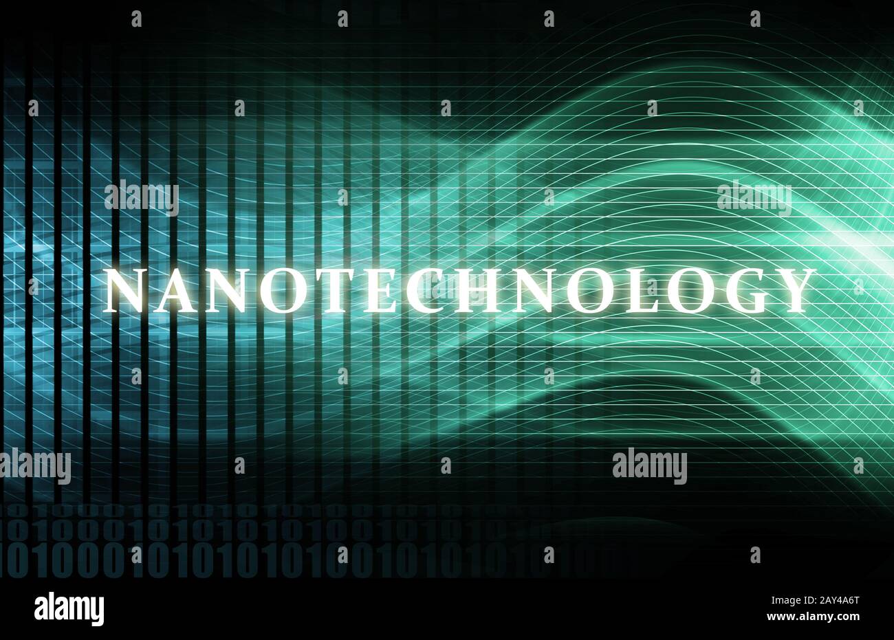 Nanotecnologia Foto Stock