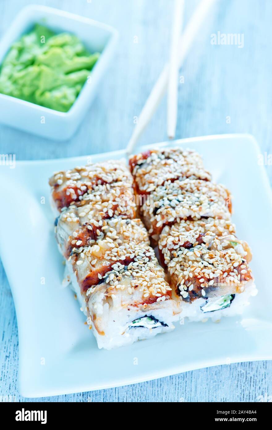 sushi fresco Foto Stock