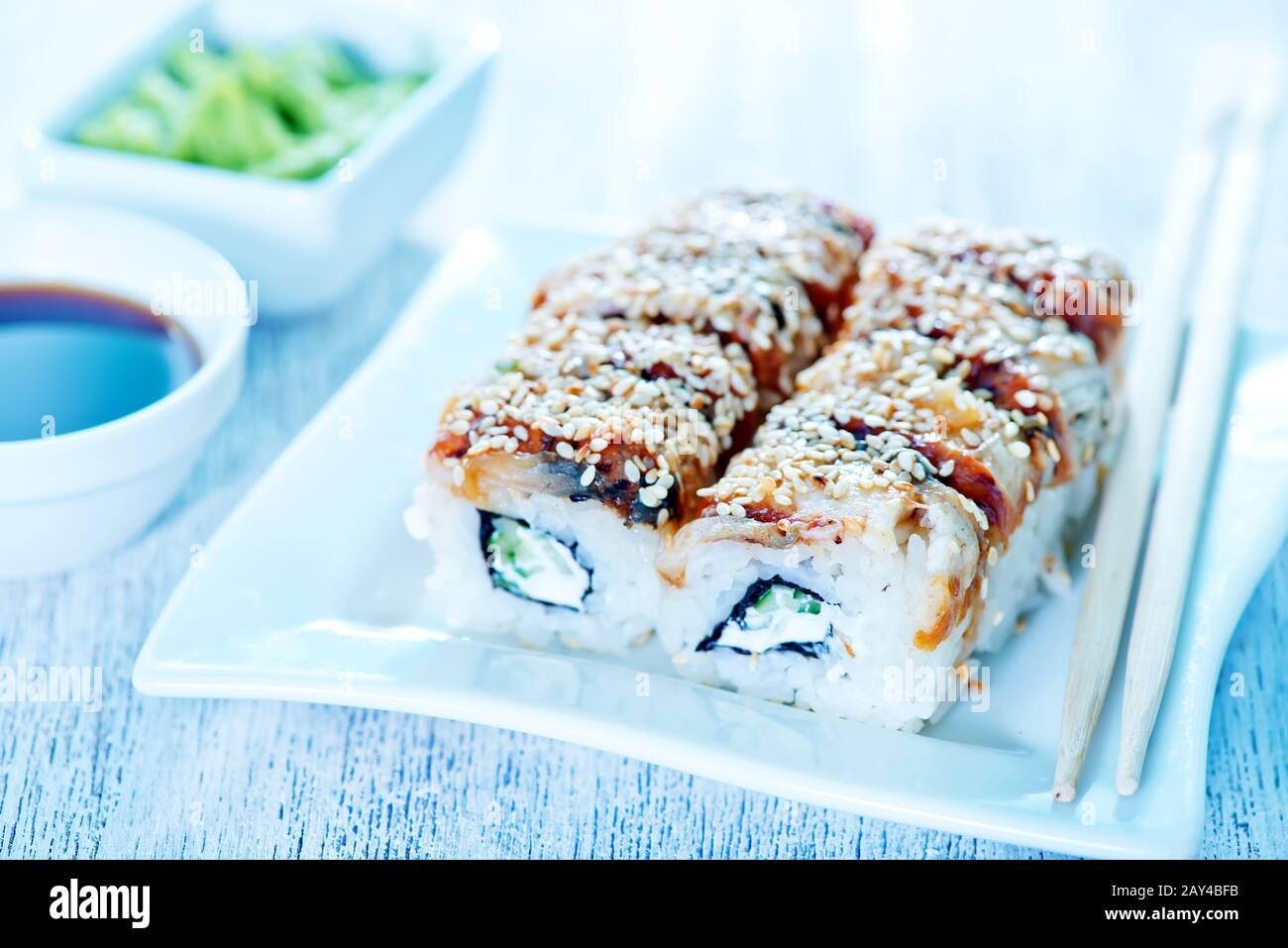 sushi fresco Foto Stock