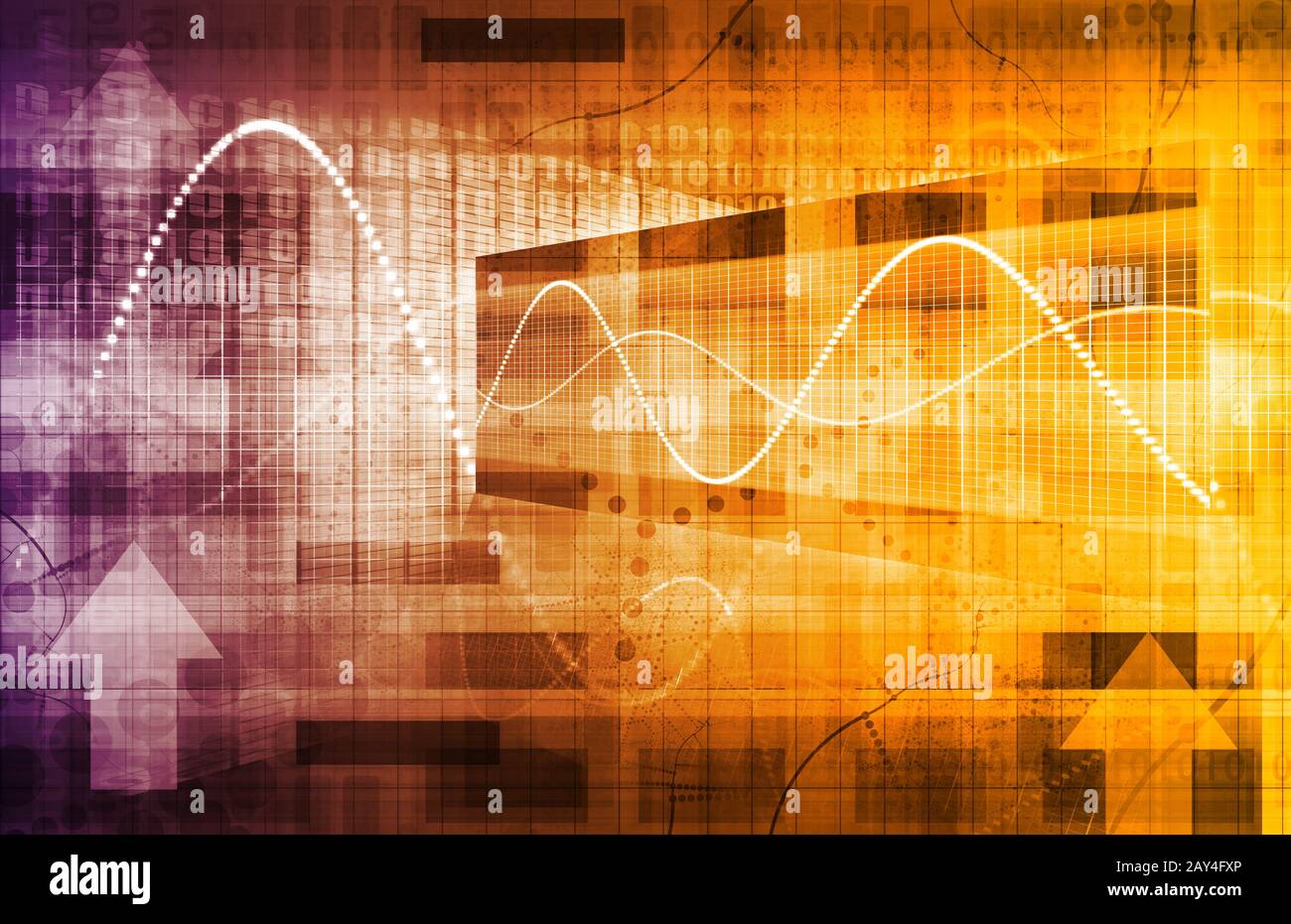 Analisi di dati aziendali Foto Stock