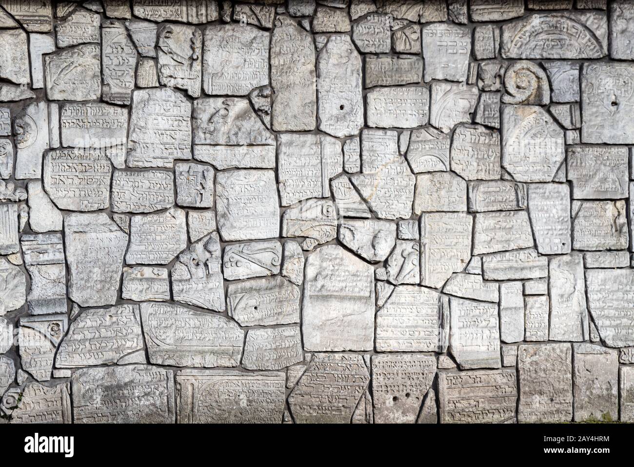 Remuh Cemetery, Cracovia, Polonia Foto Stock