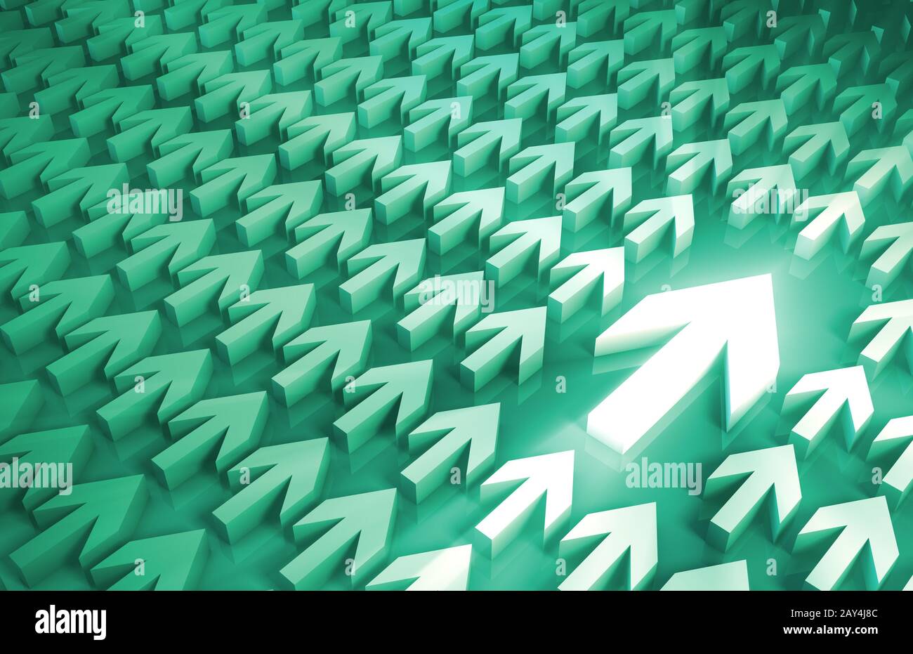 Il concetto di Leadership Foto Stock