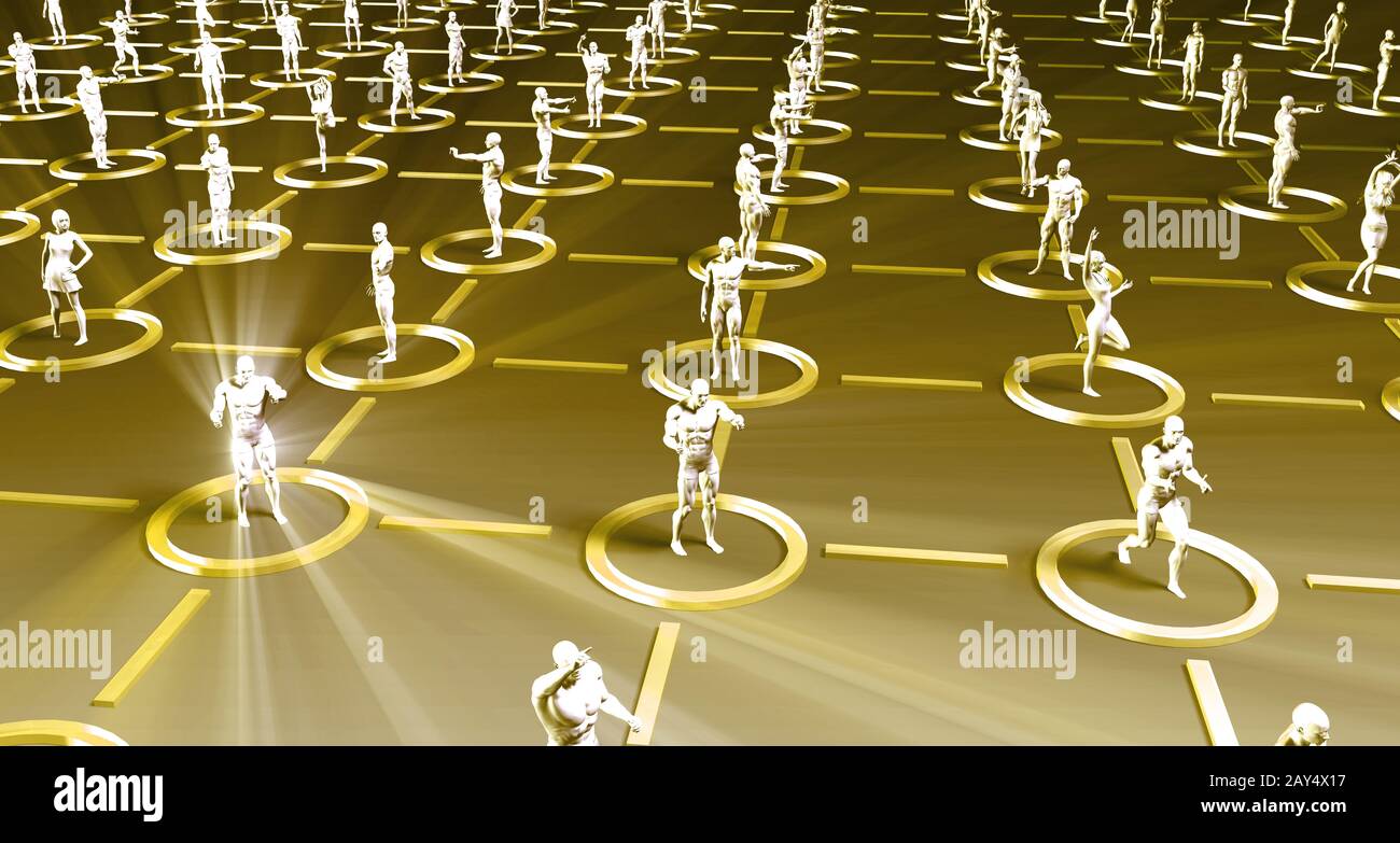 Intrattenimento online e attività Foto Stock