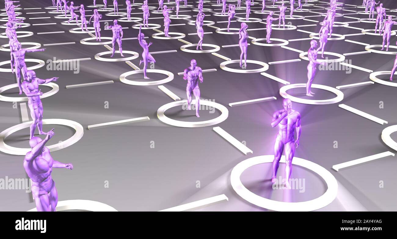 Intrattenimento online e attività Foto Stock