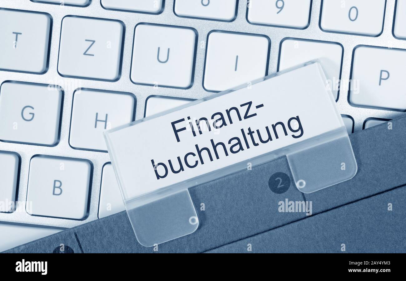 Contabilità finanziaria Foto Stock