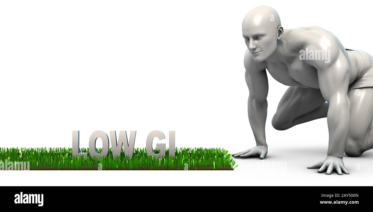 Basso indice glicemico Foto Stock