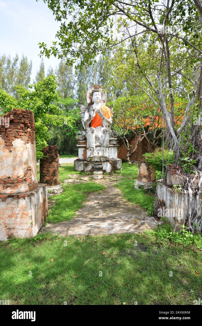 La città antica museum vicino a Bangkok, in Thailandia Foto Stock