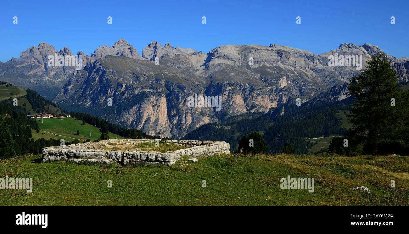alpi, dolomiti, Italia, Europa, Gruppo Geisler, Alto adige, Foto Stock