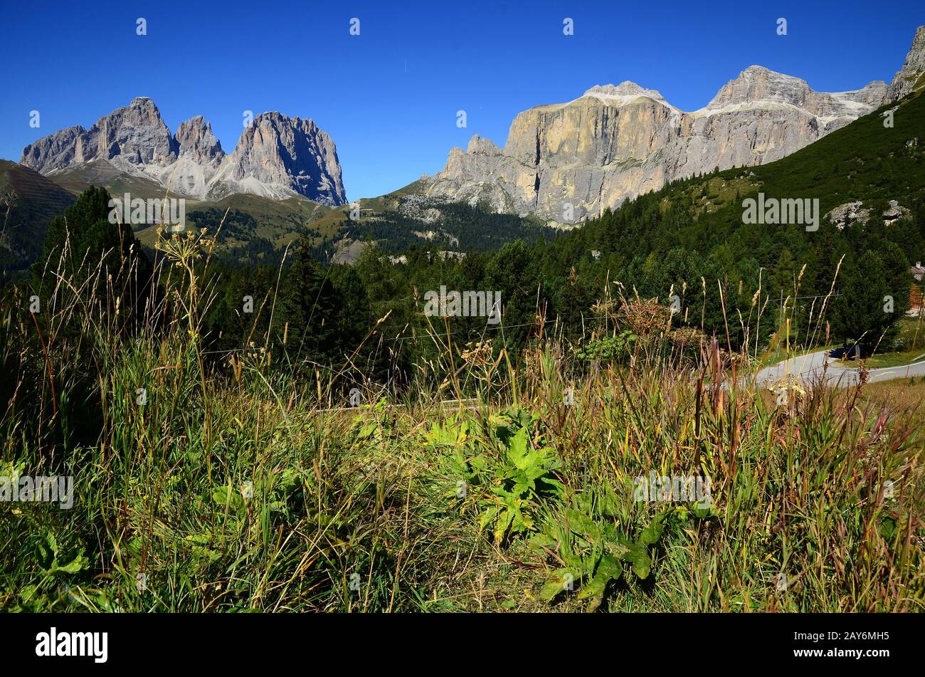 alpi, dolomiti, Italia, Europa, Gruppo del Sella, Alto adige, Foto Stock