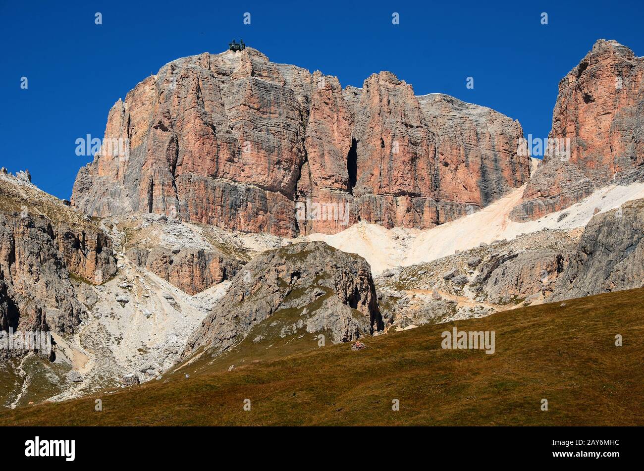 alpi, dolomiti, Italia, Europa, Gruppo del Sella, Alto adige, Foto Stock