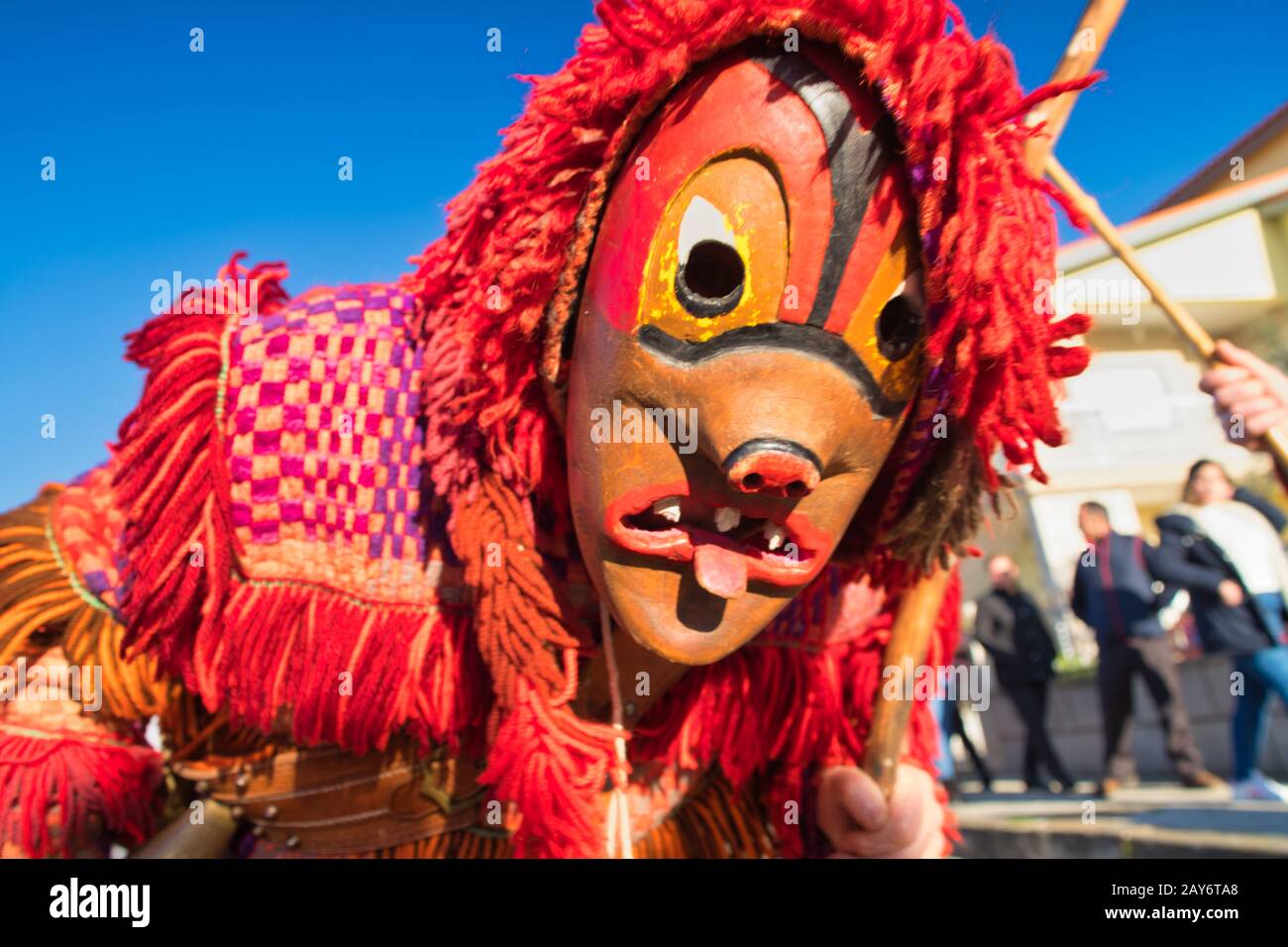 mascaradas carnavales y rituales antestrales Foto Stock