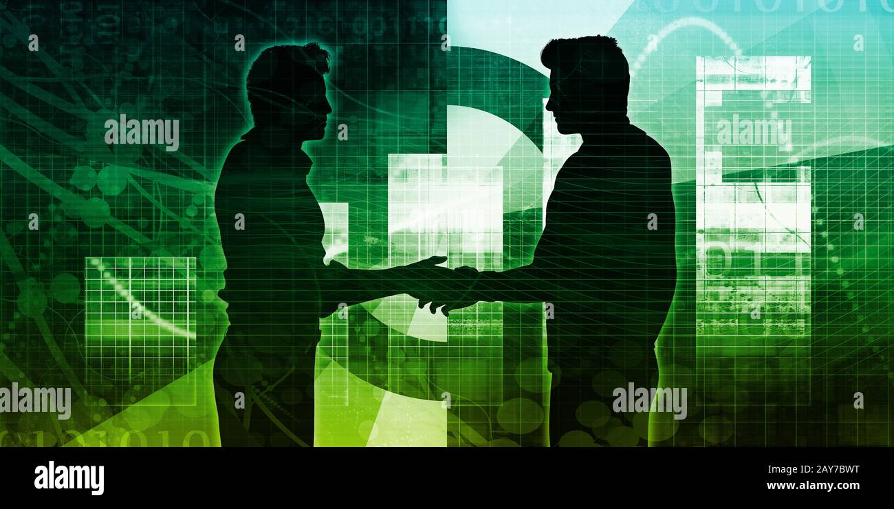 Partnership strategiche Foto Stock