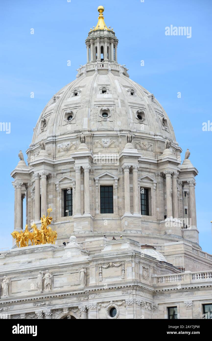 Campidoglio del Minnesota a St Paul, Minnesota Foto Stock
