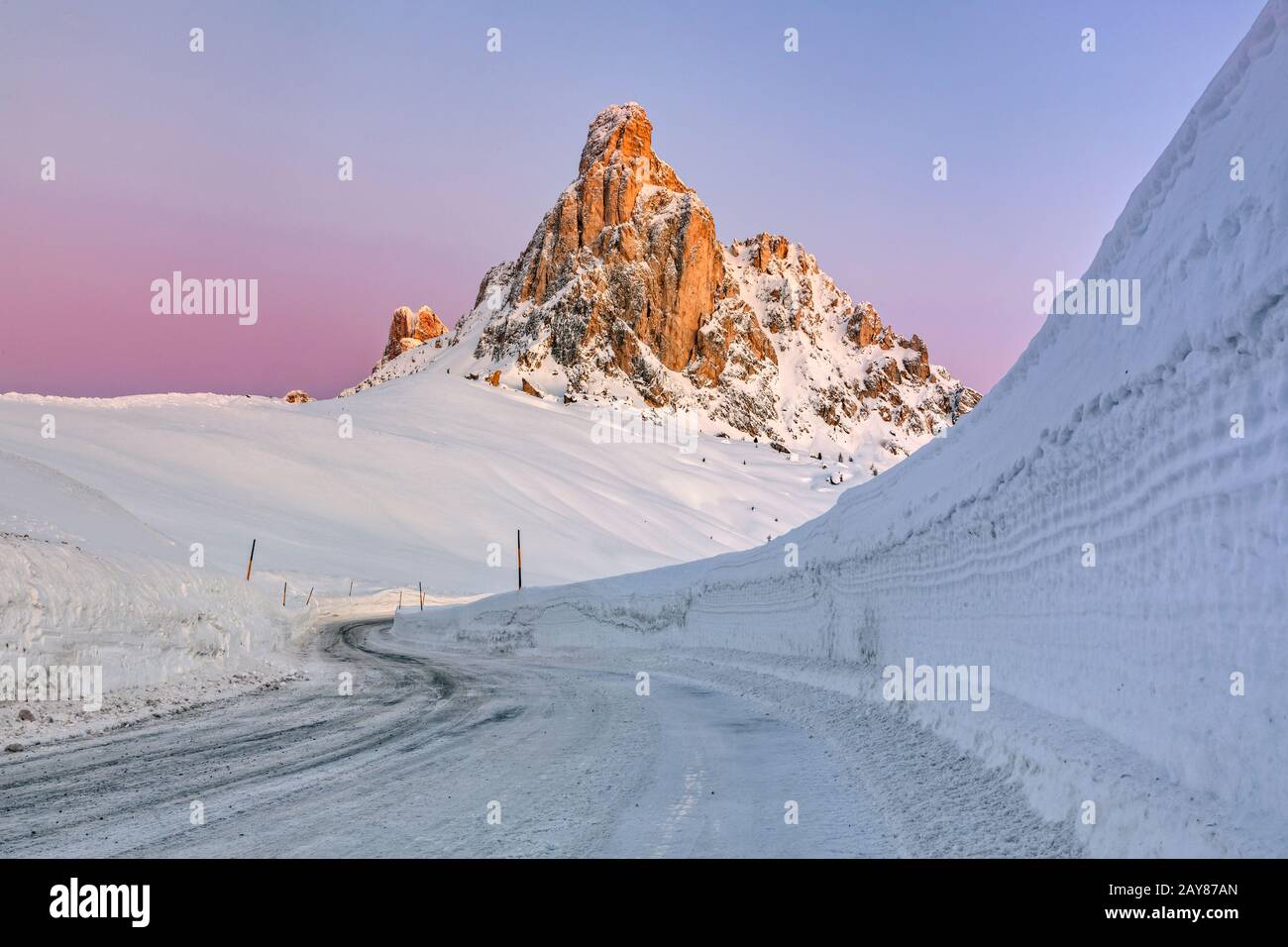 Il passo di Giau, Veneto, Dolomiti, Italia, Europa Foto Stock