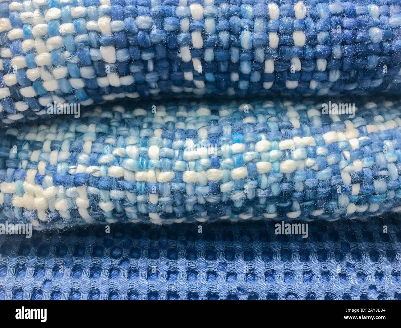 Tessuti alpaca e lana mohair come texture Foto Stock