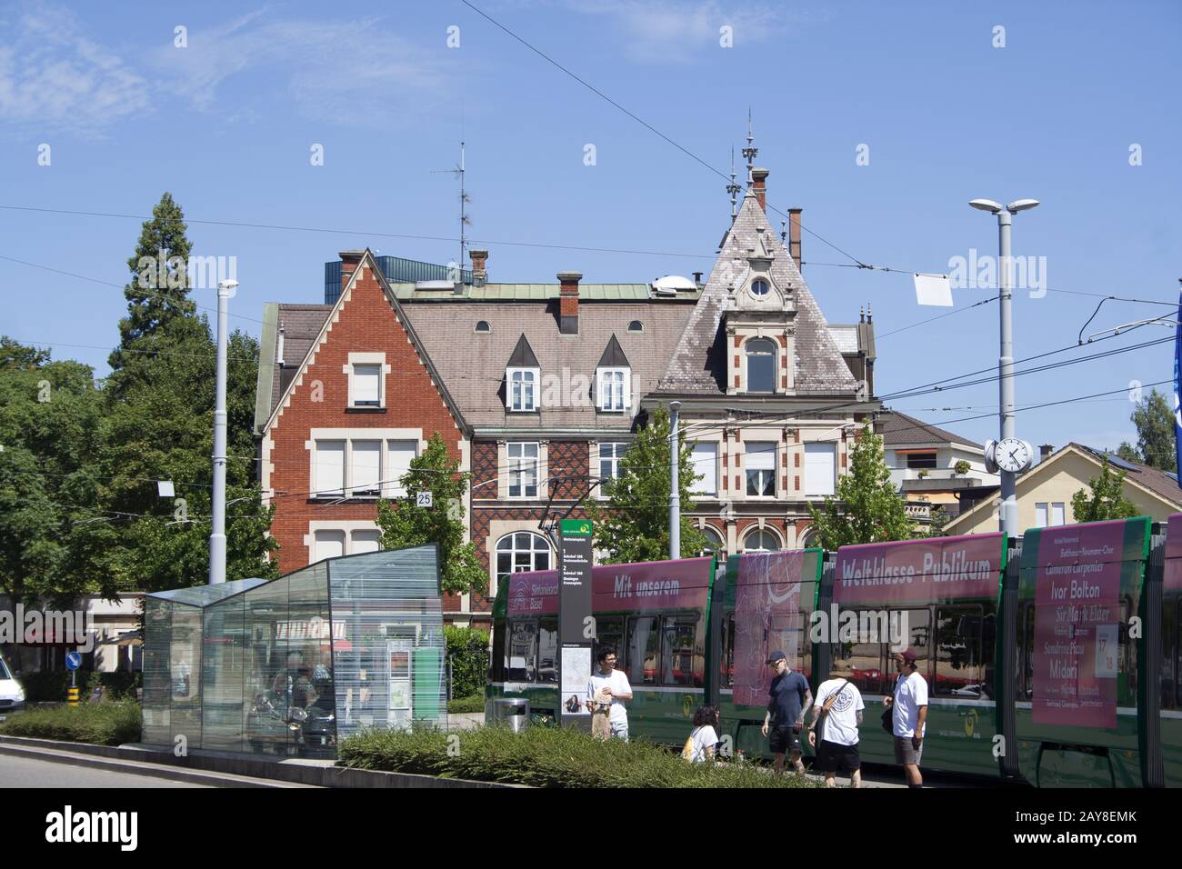 Basilea, Reno, Svizzera Foto Stock