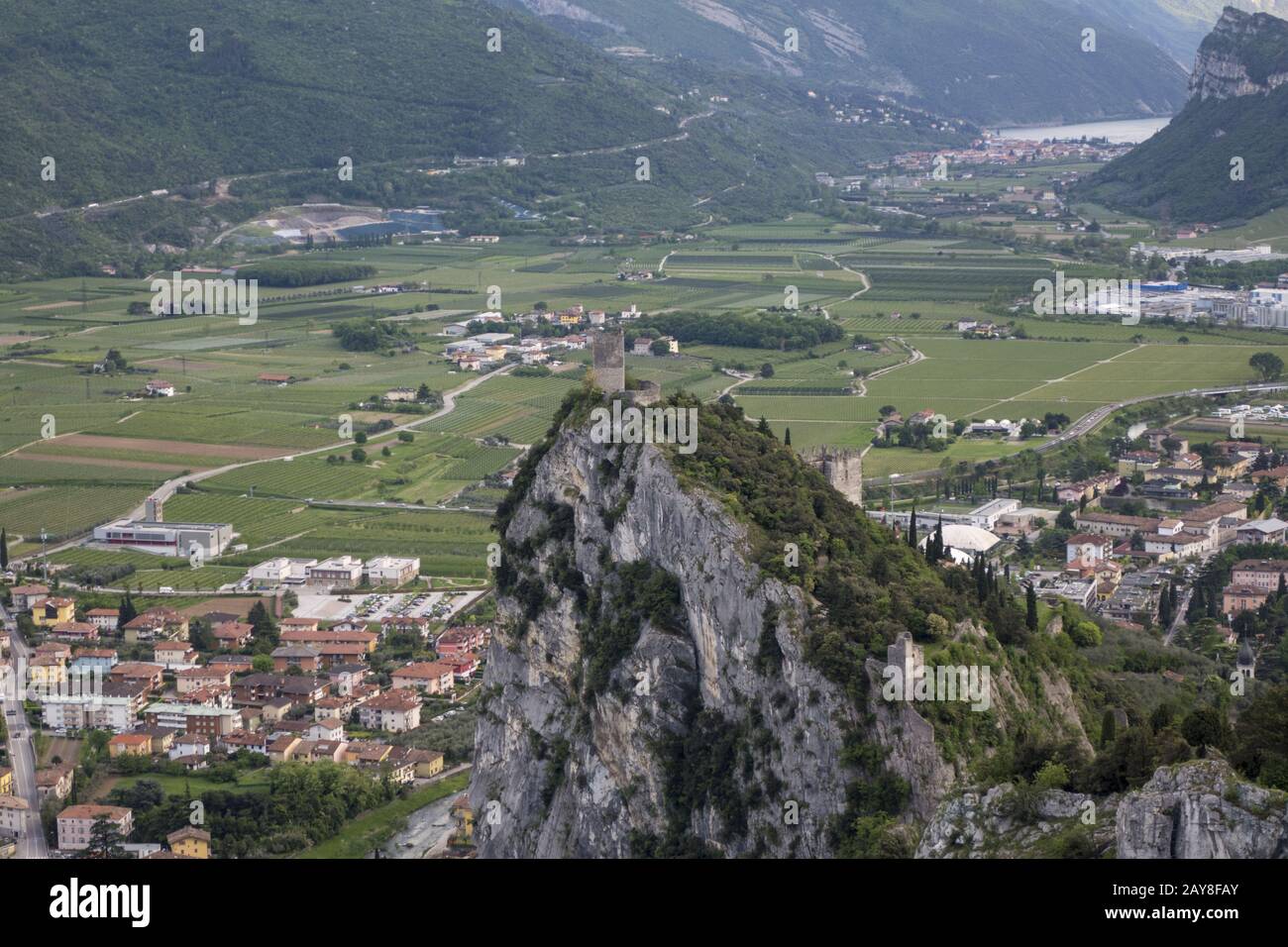 Burg von Arco in Trentino Italien Foto Stock
