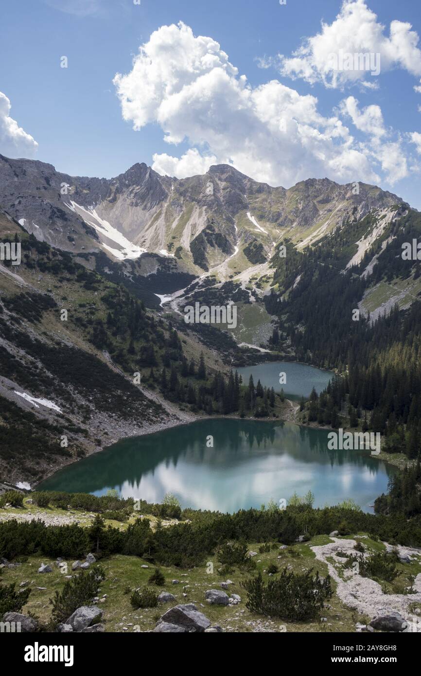 Vertice del Soierngruppe in Baviera Foto Stock