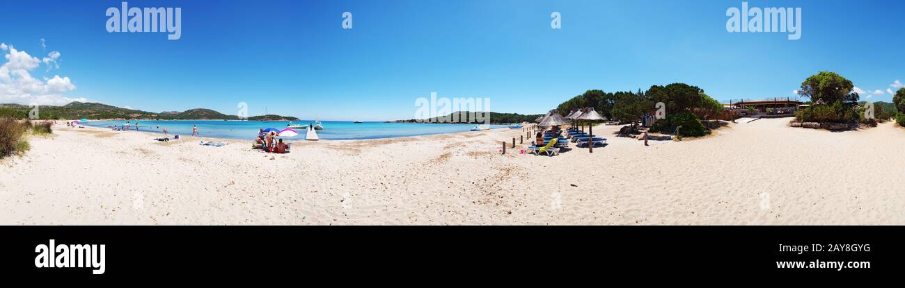 Spiaggia di Rondinara - Corsica Foto Stock