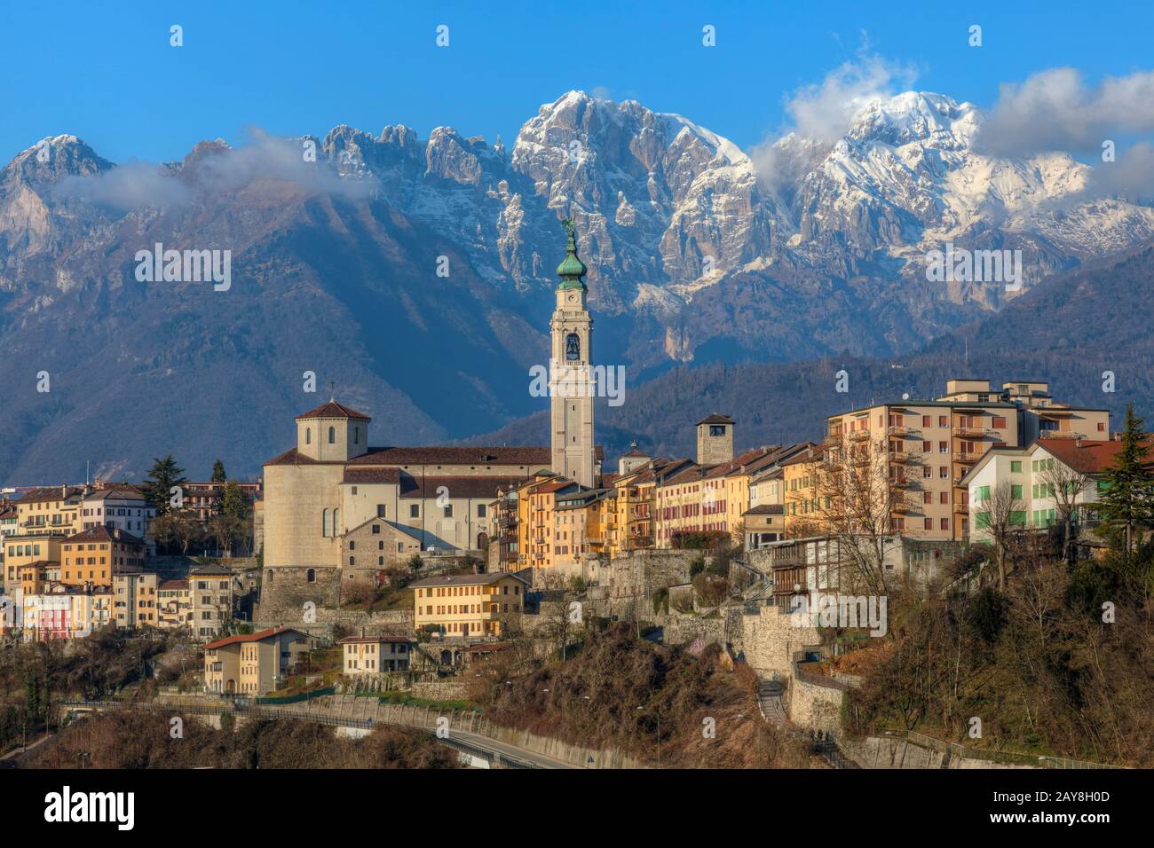 Belluno, Veneto, Belluno, Dolomiti; Italia; Foto Stock