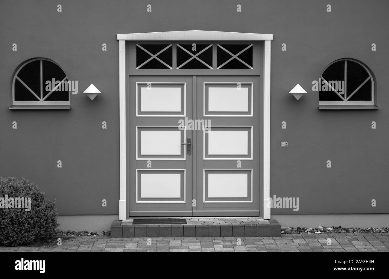 Facciata particolare in Alt Reddevitz Foto Stock