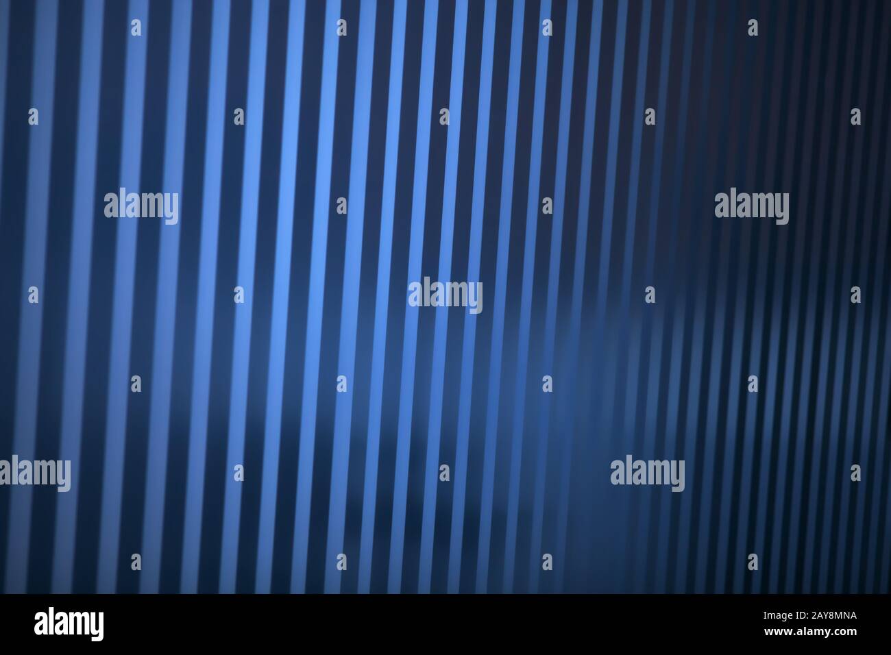 Linee metalliche blu con trama di sfondo Di Illusione ottica Foto Stock
