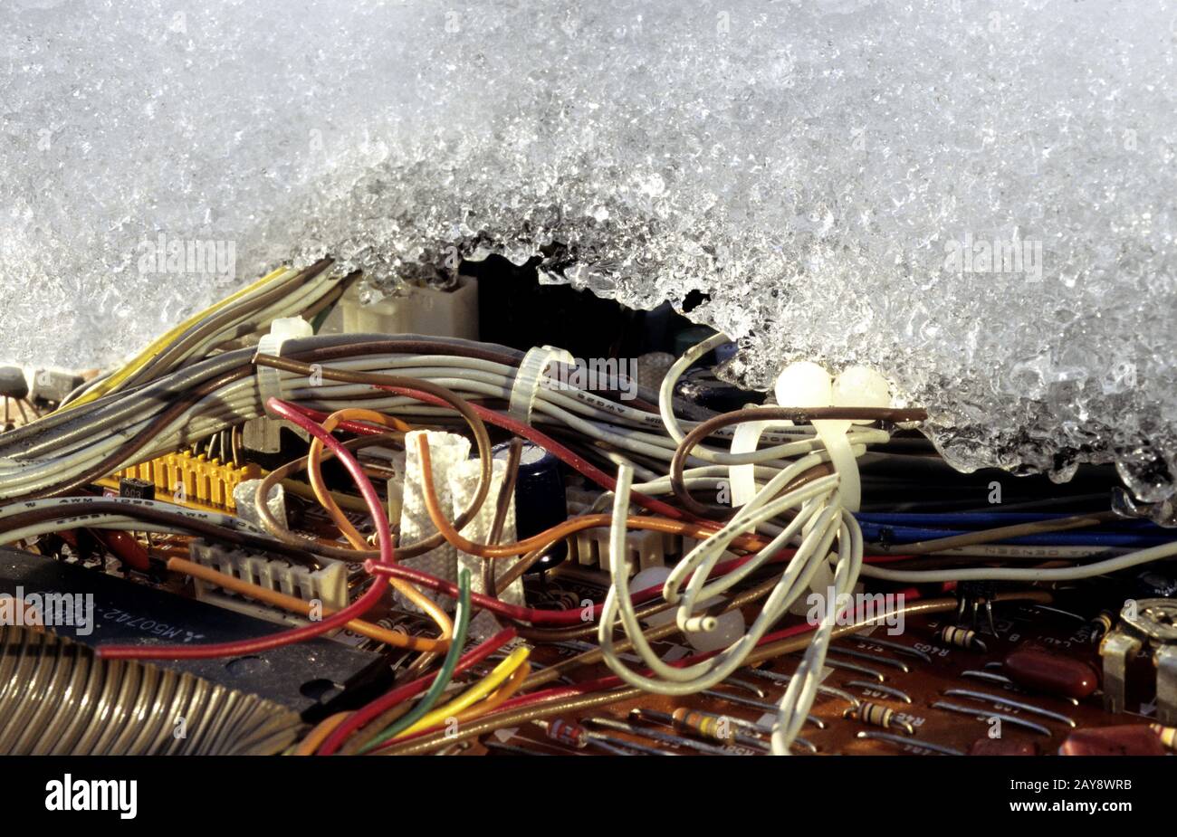 Computer di bordo Foto Stock