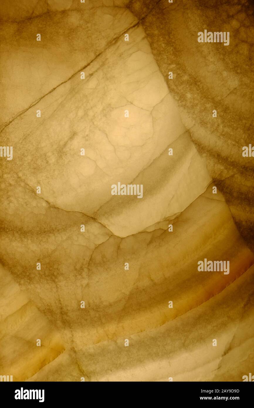 Onyx come materiale da costruzione Foto Stock