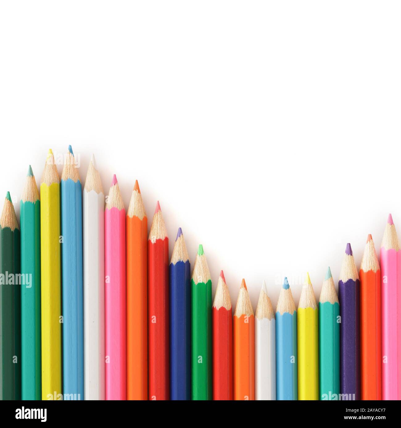 Collezione Di Matite A Colori Elementi Di Decorazione Vettoriale Arcobaleno  Per Bambini O Design Scolastico - Immagini vettoriali stock e altre  immagini di Arcobaleno - iStock