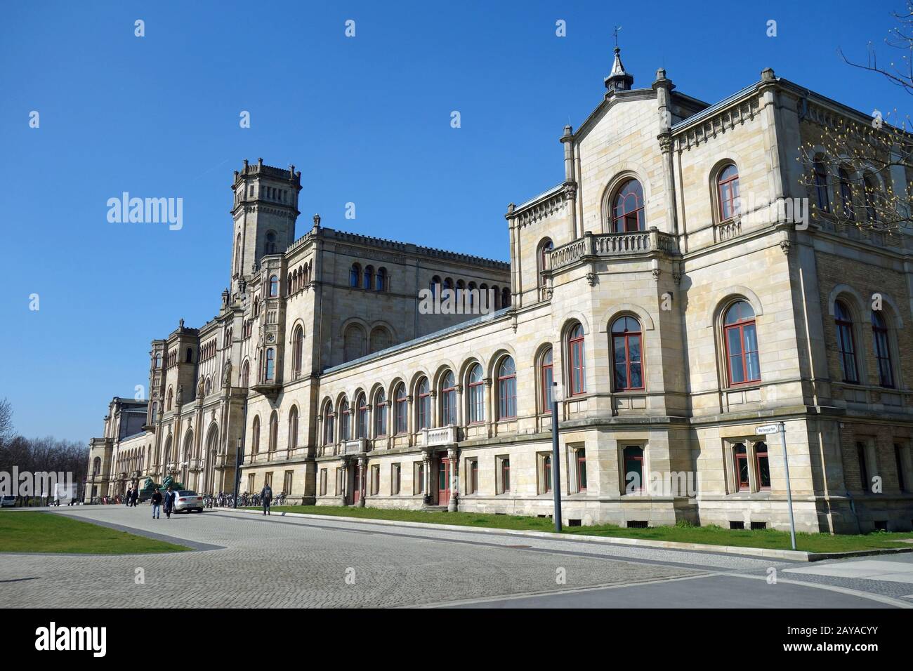 Università Gottfried Wilhelm Leibniz di Hannover Foto Stock