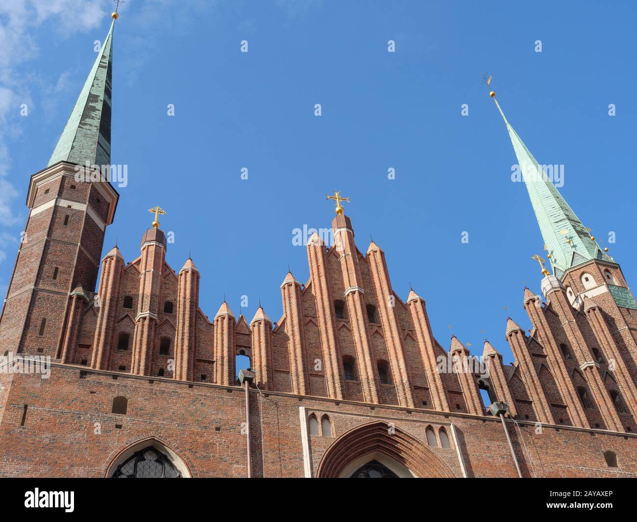 chiesa in polonia Foto Stock