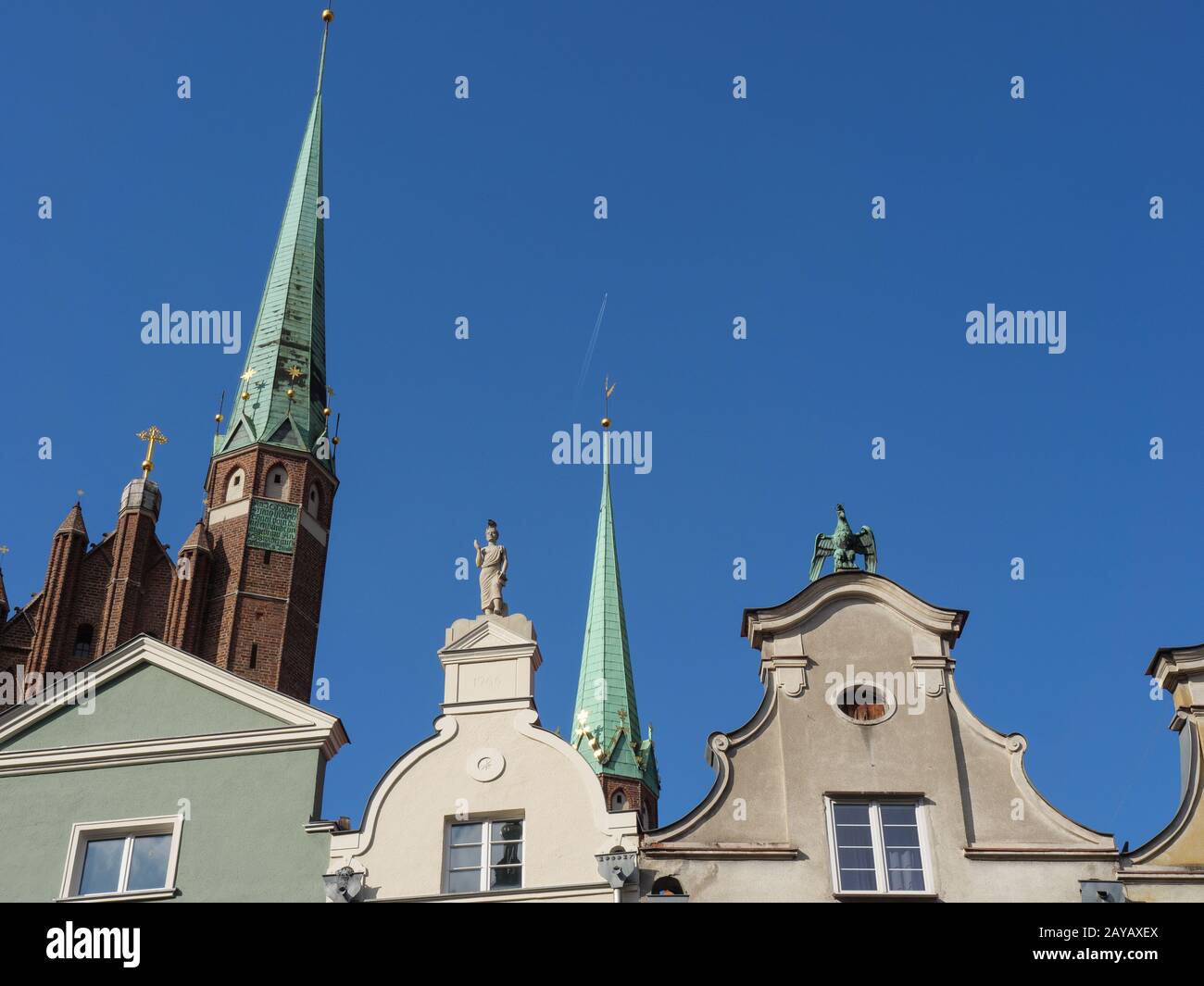 chiesa in polonia Foto Stock