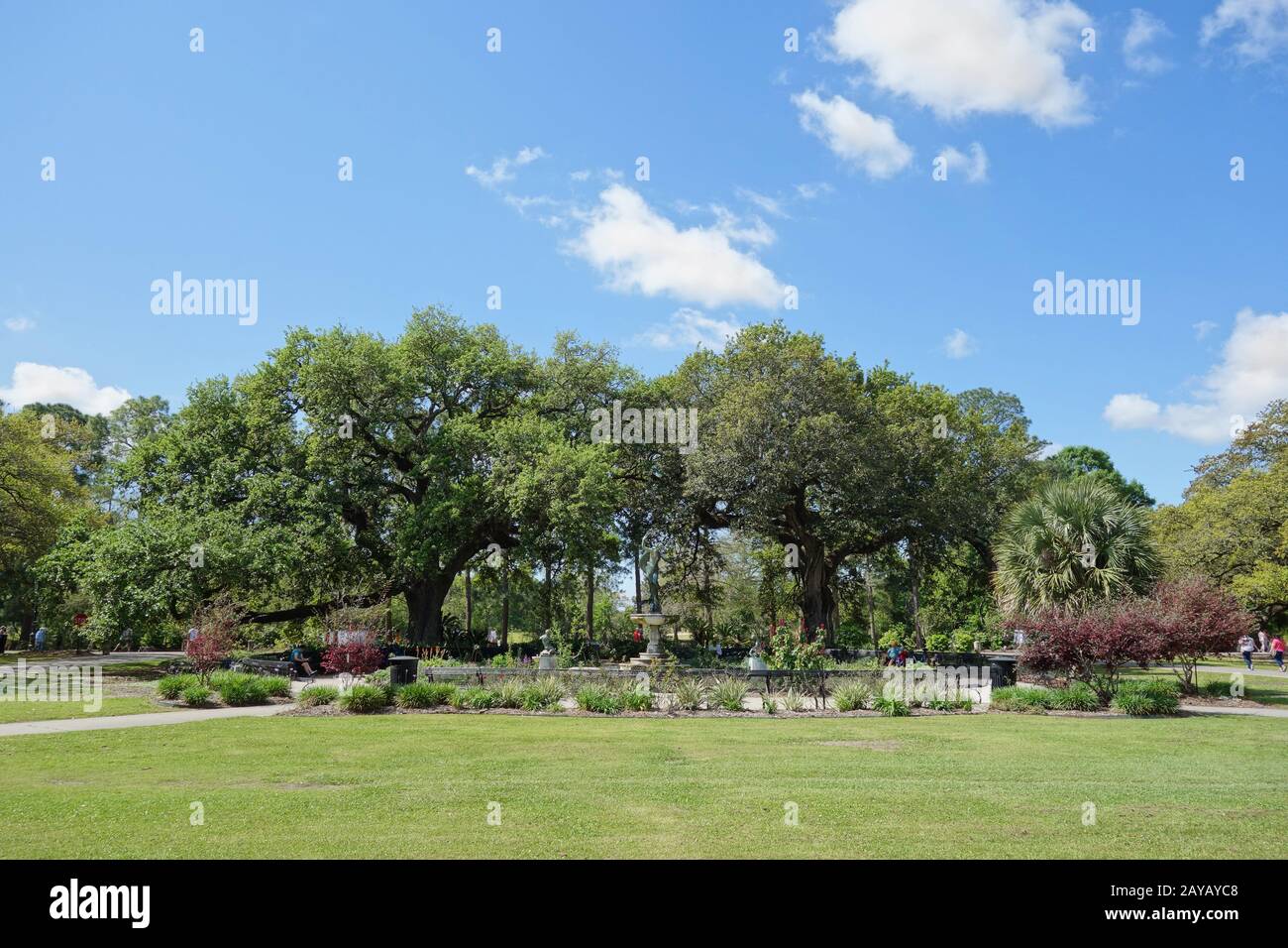 Audubon Park a New Orleans Foto Stock