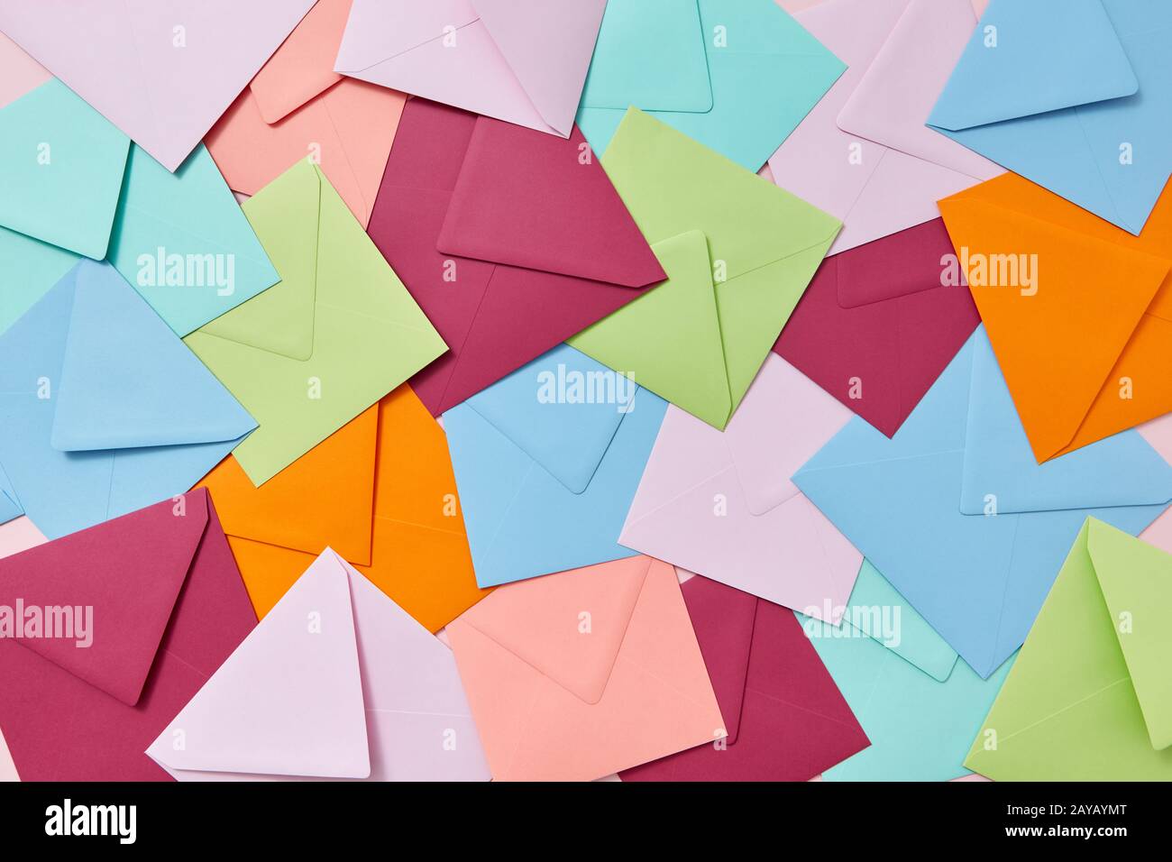Multi colore buste craft pattern come sfondo. Foto Stock