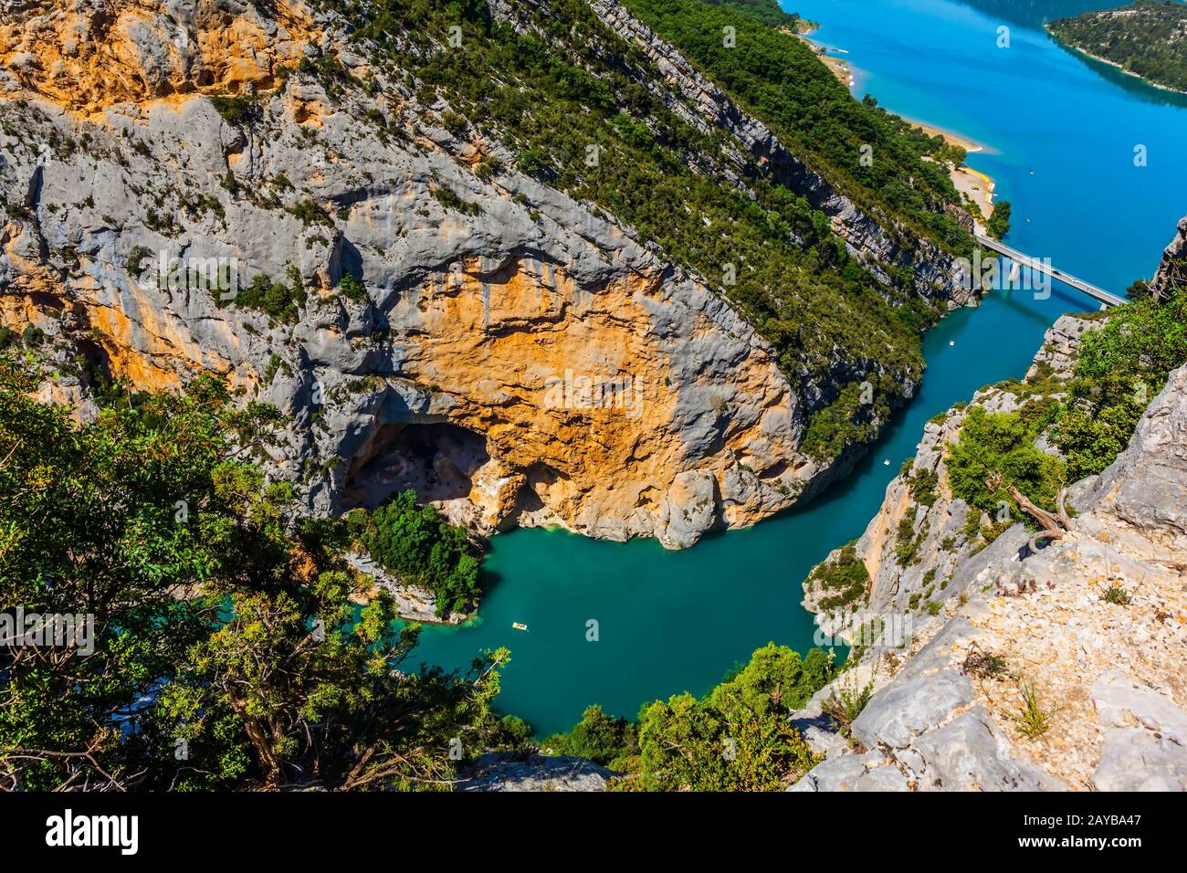 Il viaggio sulla montagna Provenza Foto Stock