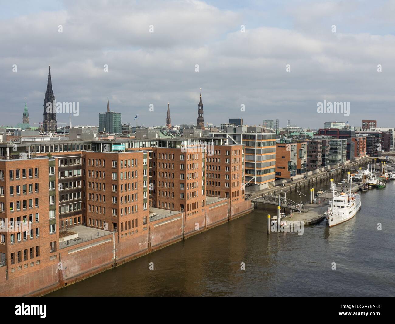 città di Amburgo Foto Stock