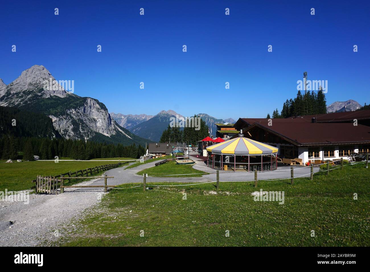 Austria, alpi, montagne Mieminger, Ehrwalder alp Foto Stock