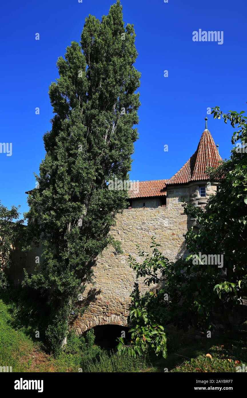 Iphofen è una città della Baviera Foto Stock