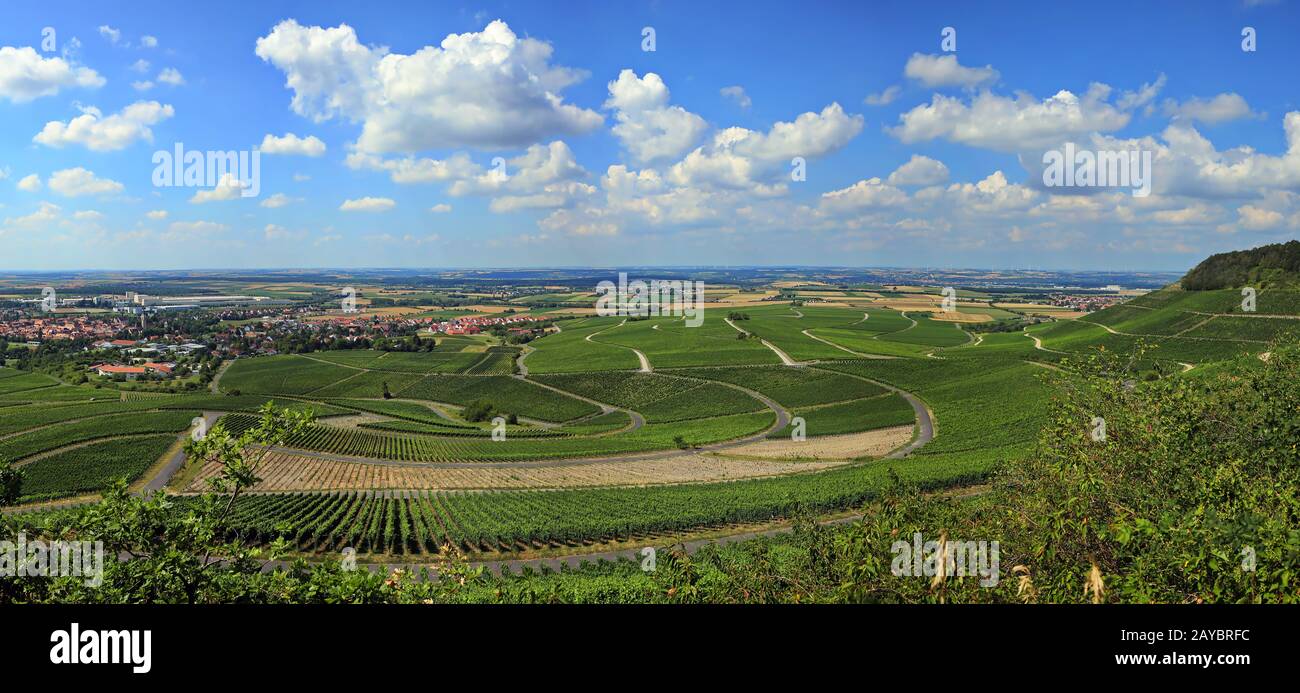 Iphofen è una città della Baviera Foto Stock